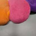 Flower Pillow,Colorful Flower Shaped Throw Pillow,Smiley Face Floor Cushions,Cute Sunflower Plush Pillows,Cute Plushie Room Decor,Decorative Pillows for Bed,Couch,Sofa,Car (Colorful,15.7In) (Colour)