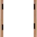 MCS Canvas Float Frames 18x24 Frame, Walnut Woodgrain for Finished Canvases, Vertical & Horizontal Wall Hanging Large with Adhesive for Canvas Paintings (1-Pack), 18x24 without Mat