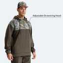 LOOGU Hunting Hoodies for Men Fleece Lining Performance Insulation Pullover Camo Hoodie (X-Large, Dbrown Tree)