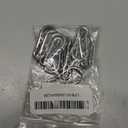 Small Carabiner Clip Hooks, 10pcs 1.57 inch Carabiners Heavy Duty, 304 Stainless Steel Spring Snap Hook Fits Camping Hiking, Metal Clips for Rope Chain Keychain Keys Rings