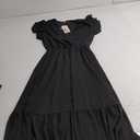 Pretty Garden Long Black Dress M