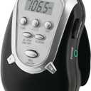 GPX R300S Am/FM Armband Radio with Earbuds, Black