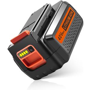 PENGJBATTER 40V 3000mAh Long-Lasting Battery Compatible for Black and Decker 40V Lithium Battery LBXR36 LBX2040 LBX2540 LBXR2036, Compatible with Black and Decker 40 Volt Power Tools