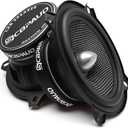 Upgrade 5.25" Car Speakers 300W Peak Power - High-Performance Carbon Fiber Cone Woofers, Bullet Head Design for Clear Bass & Stereo Sound - Suitable for Cars, Trucks, SUV, Home Theater, DIY(2-Pack)