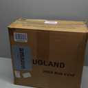 Rugland 8x10 Area Rugs - Stain Resistant Washable Rug, Anti Slip Backing Rugs for Living Room, Vintage Tribal Area Rugs (TPR07-Ivory, 8'x10')