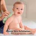 6-Pack Baby Washcloths Soft Absorbent Viscose from Bamboo Washcloths for Face, Body, Baby Towels for Newborn, Kids, Toddlers, Infant, Gentle on Sensitive Skin, 10x10 Reusable Face Towels(Verde)