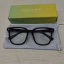 PANNER Oversized Square Blue Light Blocking Glasses for Women Men Anti Glare Reduce Eyestrain Computer Glasses