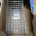 Animal Traps,Live Animal Trap for Cats,Rabbits, Squirrels,cat Trap for Stray Cats, Live Traps for Raccoons, Steel Foldable with Pedal Triggers (24 x 7 x 8 inches)