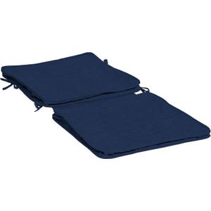 Arden Selections ProFoam Essentials Outdoor Dining Chair Cushion Cover 20 x 20, Sapphire Blue Leala