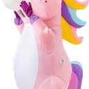 Spooktacular Creations Inflatable Costume Adult, Full Body Riding a Unicorn Blow Up Costume for Halloween Inflatables Party