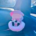 Car Seat Protective Show Accessories - 6.7in / 5.9in Doll Storage - La Boo-Boo Doll  Real Original (White)