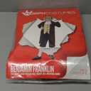 Morph Benjamin Franklin Costume Kids Colonial Founding Father Outfit for Presidents Day Celebrations (Size M)