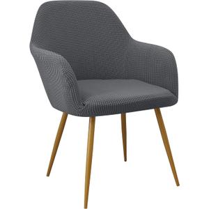 Yonus Dining Room Chair Slipcovers Parsons Chair Covers Sets Armchair Covers Removable Chair Protector Cover Seat Slipcovers for Living Room (1, Grey)