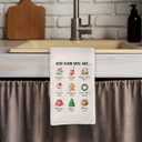 Christian Christmas Kitchen Towels, Religious Christmas Decor Dish Tea Towels, God Says You are Inspirational Bible Verses Xmas Decorative Hand Towels for Bathroom Decor, 16X24In