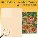 Jigsaw Puzzles for Adults 1000 Pieces, Summer Tiger Puzzle, Colorful as Home Wall Decor for Family Challenging Games