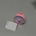 Visual Timer for Kids, 60-Minute Countdown Timer for Classroom Office Kitchen, Desk Timer Kids Time Management Tools with Silent Operation, Pomodoro Time Rainbow Pattern(Pink)