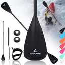 LEDONNE SUP Paddle 2-Piece Adjustable Kayak Paddle Floating Lightweight Paddle Board Oar with Aluminum Alloy Shaft and 2 Nylon Blades Best Price Based on Our 3 Million Sets Per Year 500 bought monthly (2 Full Paddles & 1 missing end of paddle)