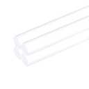 MECCANIXITY 4pcs Acrylic Round Rods 3/8" x 12" Clear Acrylic Dowel Rods Sticks Plastic Sticks Strip for DIY Crafts Lighting Gardening Decorations - 10mm x 300mm
