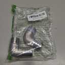 304 Stainless Steel Hose Barb Fitting, 1" Hose Barb to 1" NPT Male 90 Degree Elbow, Air Hose Barb Fitting, For Water, Fuel, Home Brew Pipe Fittings, Pack of 2