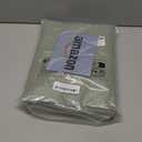 MIULEE Waffle Weave Fabric Shower Bath Curtain with 12 Metal Hooks 260GSM Heavy Duty Washable Waterproof Narrow Thick Cloth Shower Curtains Set for Bathroom Hotel, W72*L72, Sage Green