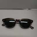 SOJOS Retro Small Round Sunglasses for Men Women Trendy Circle Style UV400 Lenses Unisex Sun Glasses SJ2251 (Olive Green/Dark Green)