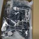 GlikCeil 17pcs LED Christmas Gingerbread Village Sets 3 Ceramic Gingerbread Houses Decor 2 Birch Trees 10 Pine Trees 2 Streetlight Christmas Figurines for Mantel Tabletop Shelf Decor