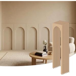 Art3dwallpanels Wall Molding Panels Kit, Pre Cut Arch Wainscoting Panels