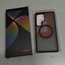 TORRAS Magnetic Shockproof for Samsung Galaxy S25 Ultra Case, Fit for MagSafe, 4X Military Grade Protection, Translucent Slim Case for Samsung S25 Ultra Case Anti-Fingerprint Anti-Scratch, Black