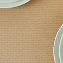 maxmill Weaved Texture Rectangle Tablecloth Water Resistant Wrinkle Free Spill-Proof, Soft Table Cloth for Dining Room Decoration, Banquet Parties Event Holiday Dinner, 60 x 84 Inch Beige