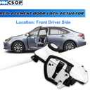 Front Left Driver Side Door Lock Actuator Motor Replacement for Toyota Camry Corolla Sienna RAV4 Highlander Prius V IS250 IS300 IS350 RX350 2014 2015 2016 2017 2018 2019 2020 2021 2022 OE# 6904002440