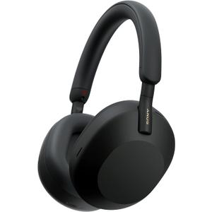 Sony WH-1000XM5 Premium Noise Canceling Headphones, Auto NC Optimizer, 30-Hour Battery, Alexa Voice Control, Black