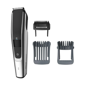 Norelco Philips Beard Trimmer and Hair Clipper Series 5500, Electric, Cordless, one Pass Beard Trimmer and Hair Clipper with Washable Feature for Easy Clean - No Blade Oil Needed - BT5511/49