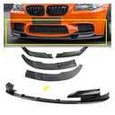Car Front Bumper Lip Diffuser Spoiler Kit Bumper Guard Compatible for BMW F10 M5 2012-2016(Carbonfiber)