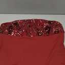 OYOANGLE Women's Sequin Sparkly Sleeveless Tube Top Y2K Slim Fitted Bandeau Going Out Tops size XL