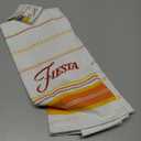 Fiesta 16" x 28" Kitchen Towel, Warm Color Combo 