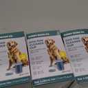 Dog Paw Cleaner Cup - Plastic Paw Cleaner for Dogs w/Silicone Lid, Soft TPR Bristles & Removable Brush - Ideal Dog Paw Washer for Outdoor & Indoor Use - Easy-to-Use Paw Scrubber for Dogs, Teal 3 Packs