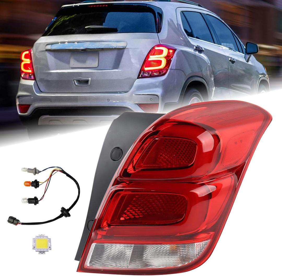 RH LED Type Tail Light Assembly Fit for 2017 2018 2019 2020 2021 2022 Chevy Trax Rear Lamp Right Passenger Side Chevrolet Brake Lamp With Bulbs GM2801298 42750550