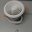 4" Bathroom Exhaust Fan, White Quiet Ceiling Exhaust Fan 110 CFM, 1.0 Sones Ideal Ventilation for Bathroom, Kitchen, RV, Mobile Home, Garage