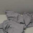 SearchI Water Repellent Dining Chair Seat Covers Set of 4, Washable Stretch Seat Covers for Dining Chairs, Rear-Covered Dining Room Seat Cover Protector(Check Light Grey)