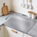 304 Stainless Steel Cutting Boards for Kitchen,Non-Slip,Dishwasher Safe -Ideal for Meat, Vegetables, Fruits, Bread & Baking,Large-sized Cutting Boards (23.6" x 15.7")