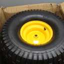 2-Pack 20x10.00-8 Tubeless Lawn Mower Rear Tire and Wheel Assembly, 4-Ply.