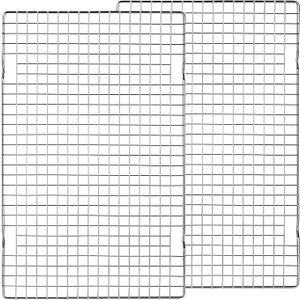Pack Heavy-Duty Wire Cooking Rack Baking Racks Fits Half Sheet Pan, Nonstick Baking & Cooling Grid for Roasting, Cooking, Grilling, Drying -  15 x 10 Inch