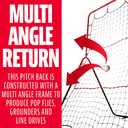 Franklin SportsReturn Screen and Pitching Target, 55-Inch
