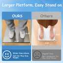 Extra Wide Heavy Duty Scale for Body Weight, 300kg/660 Lb Bariatric Scale w. Wall Mount External Digital Display, for Plus Size Person, Elderly, Doctor Office