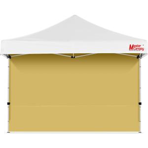 MASTERCANOPY 12x12ft Canopy SunWall Instant Canopy SideWall for Pop Up Canopy Tent Gazebos, UV Protection Sidewall Only, Spliceable (1 Pack, Beige)