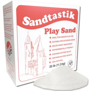 Sandtastik Sparkling White Play Sand, 25 lb (11.3 kg)