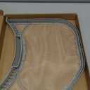 ADQ56656401 Stainless Steel Dryer Lint Filter Screen with Dryer Lint Brush Compatible with LG Kenmore Dryer DLE3500W, DLE3170W, DLE3600W, DLE3400W, Replaces ADQ566564, AP4457244, PS3531962