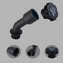 Engine Oil Filler Tube w/Gasket and Oil Filler Cap Compatible with Cadillac Escalade 2007-2008, Chevy Silverado, Suburban, Tahoe, GMC Yukon, Sierra 2005-2008, Replace# 917-420, FC208