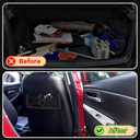 Frienda 2 Pcs ABS Plastic Frame Car Storage Net Bag Phone Car Mesh Net Holder RV Storage Boat Cargo Pocket Organizer Framed Mesh Pocket with Screws for Auto RV (13.8 x 5 Inch)