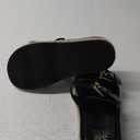 SM New York Black Double-Buckle Sandals – Women’s Size 7